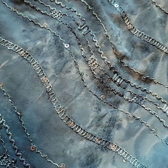 NEW 2X CATHERINE'S GREEN BLACK SEQUIN 3/4 SLEEVE HOLIDAY TUNIC TOP 22 24 NWT - Picture 11 of 11